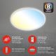 Brilo - Dimmbare LED-Deckenleuchte SLIM LED/22W/230V 2700-6500K Wi-Fi Tuya + Fernbedienung