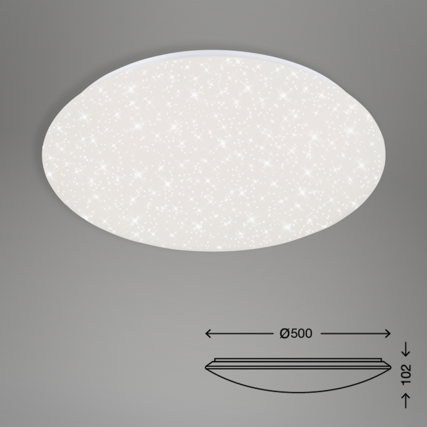 Brilo - Dimmbare LED-Deckenleuchte STARRY SKY LED/40W/230V 3000-6000K + Fernbedienung
