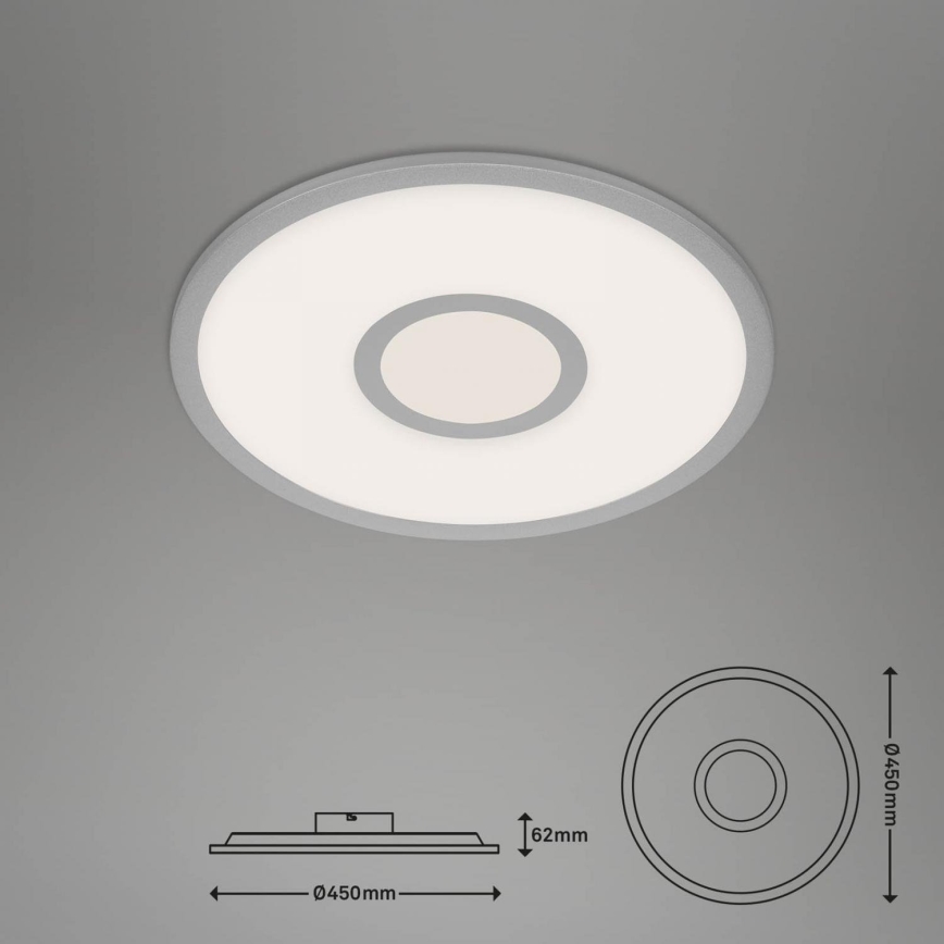 Brilo - Dimmbare LED-RGB-Deckenleuchte CENTRO LED/24W/230V 2700-6500K Wi-Fi Tuya + Fernbedienung