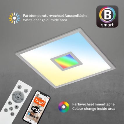 Brilo - Dimmbare LED-RGB-Deckenleuchte CENTRO LED/24W/230V 2700-6500K Wi-Fi Tuya + Fernbedienung