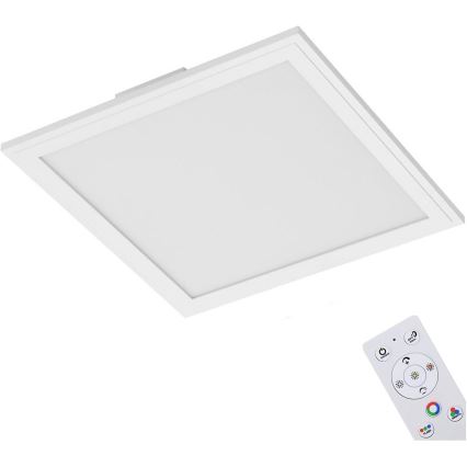 Brilo - Dimmbare LED-RGB-Deckenleuchte COLOUR LED/15W/230V 3000-6500K + Fernbedienung