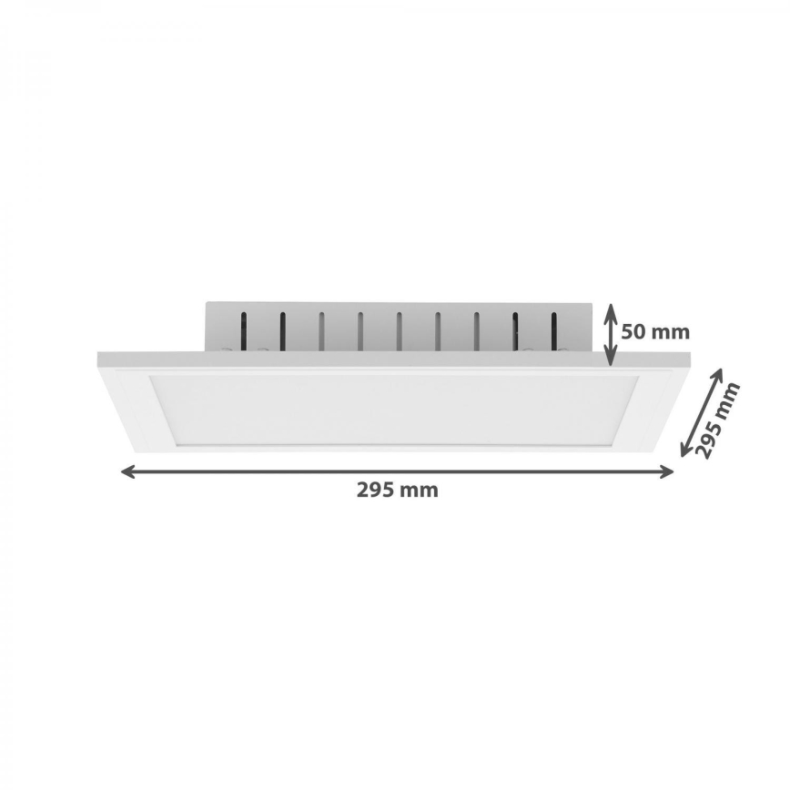 Brilo - Dimmbare LED-RGB-Deckenleuchte COLOUR LED/15W/230V 3000-6500K + Fernbedienung