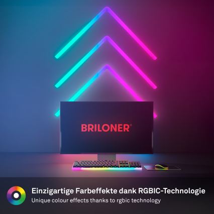 Brilo - Dimmbare Lichtschiene (LED RGBIC) LED/24W/230V Wi-Fi Tuya