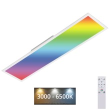 Brilo - Dimmbare RGBW-Deckenleuchte SLIM LED/40W/230V 3000-6500K + Fernbedienung