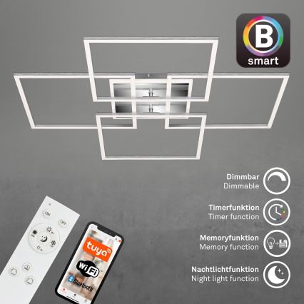Brilo - LED dimmbare Deckenleuchte FRAME LED/50W/230V 2700-6500K Wi-Fi Tuya + Fernbedienung