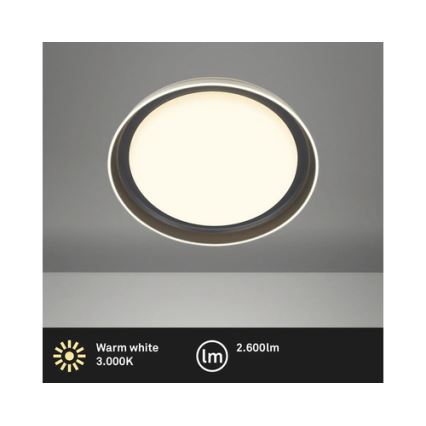 Brilo - LED-Deckenleuchte IJUS LED/24W/230V 3000K Ø 43 cm