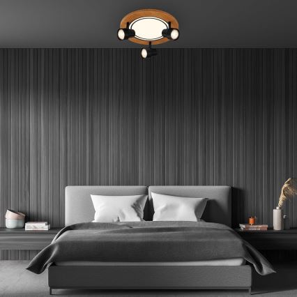 Brilo - LED-Deckenleuchte LED/12W/230V + 3xGU10/9W 3000K