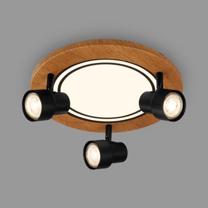 Brilo - LED-Deckenleuchte LED/12W/230V + 3xGU10/9W 3000K