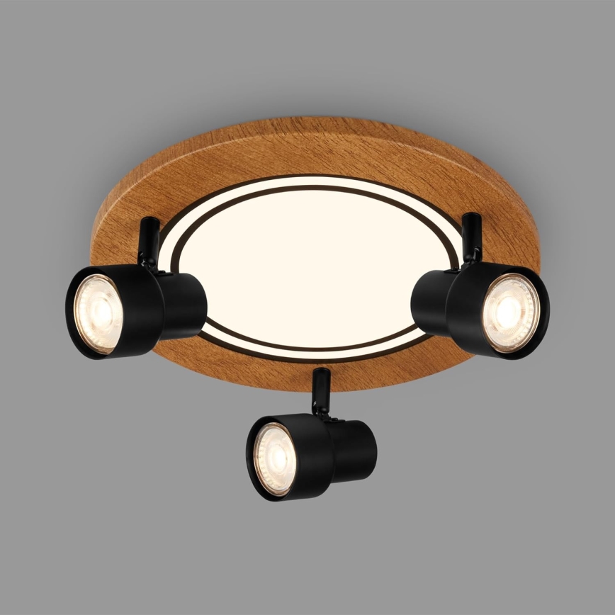 Brilo - LED-Deckenleuchte LED/12W/230V + 3xGU10/9W 3000K
