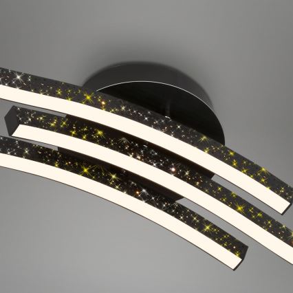 Brilo - LED-Deckenleuchte LED/19W/230V 3000K schwarz