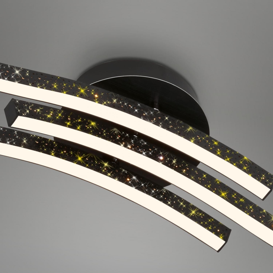 Brilo - LED-Deckenleuchte LED/19W/230V 3000K schwarz
