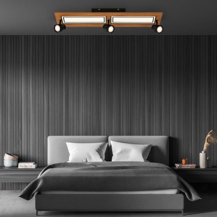 Brilo - LED-Deckenleuchte LED/24W/230V + 3xGU10/9W 3000K