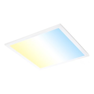 Brilo - LED-dimmbare Deckenleuchte LED/21W/230V 3000-6500K 38x38 cm weiß + Fernbedienung