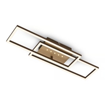 Brilo - LED dimmbare Deckenleuchte LED/30W/230V 3000K braun