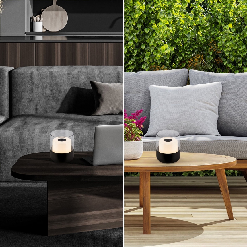 Brilo - LED-dimmbare, wiederaufladbare Outdoor-Tischleuchte LILET LED/2W/5V IP44