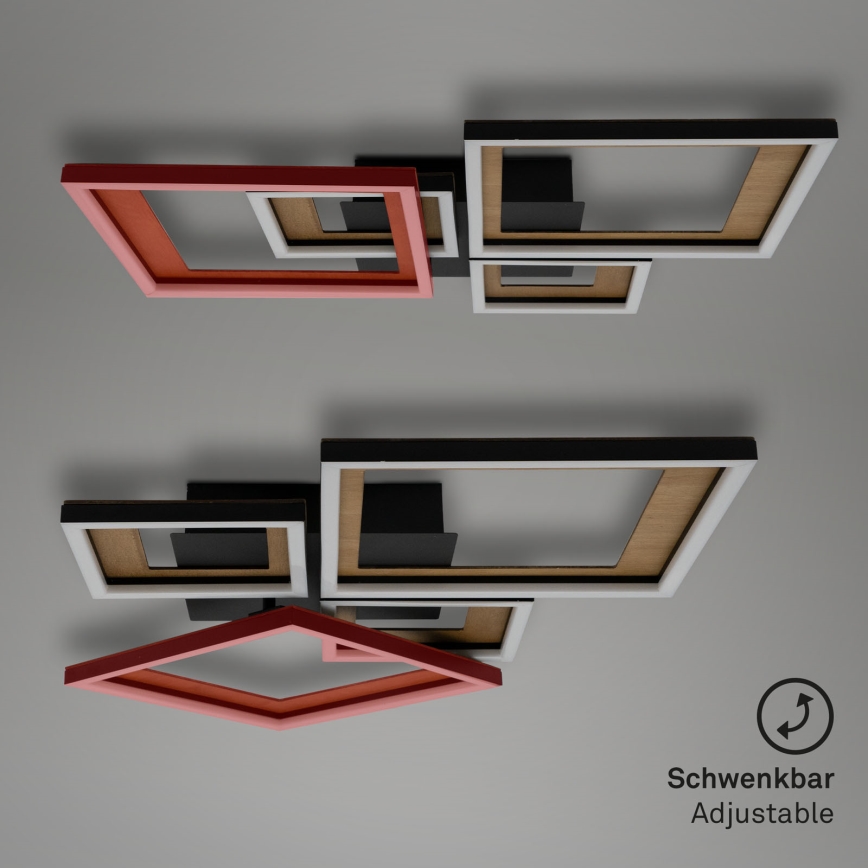 Brilo - LED dimmbare Deckenleuchte FRAME LED/38W/230V