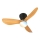 Brilo - LED-dimmbarer Deckenventilator LUFITO LED/15W/230V 3000/4000/6000K beige + Fernbedienung