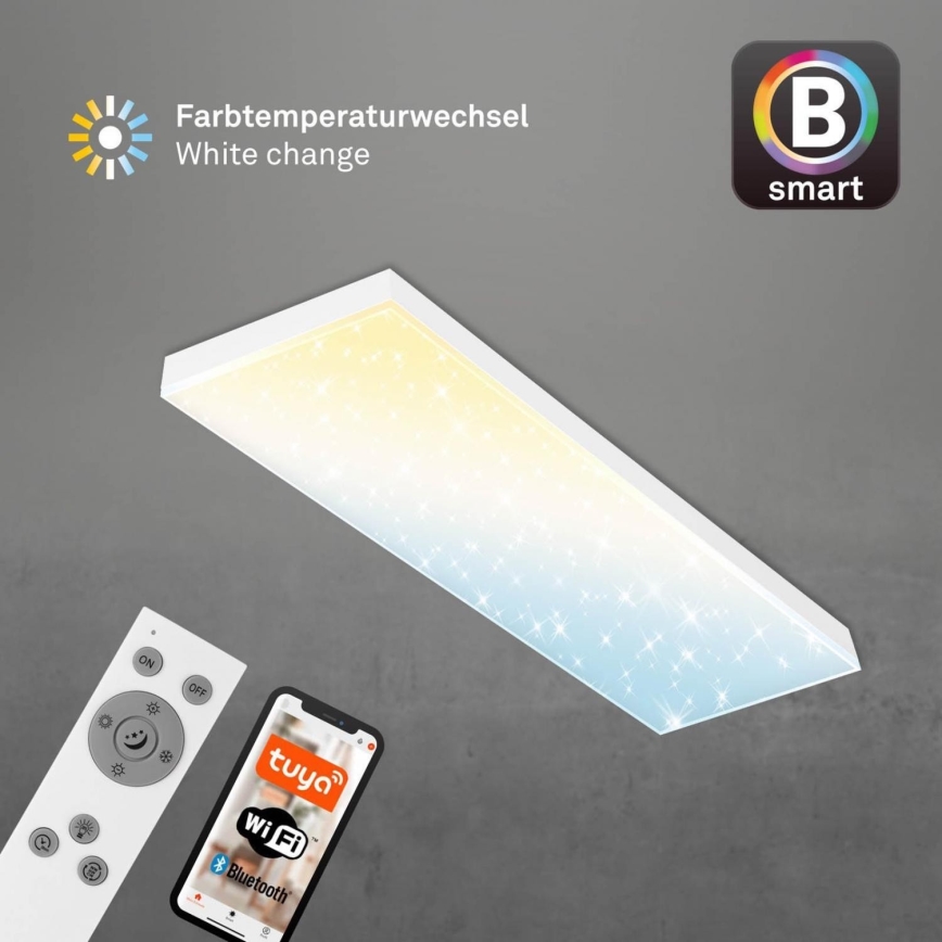 Brilo - LED Dimmbares Aufbaupanel FRAMELESS LED/28W/230V 3000-6500K Wi-Fi Tuya + Fernbedienung