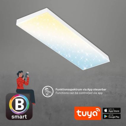 Brilo - LED Dimmbares Aufbaupanel FRAMELESS LED/28W/230V 3000-6500K Wi-Fi Tuya + Fernbedienung