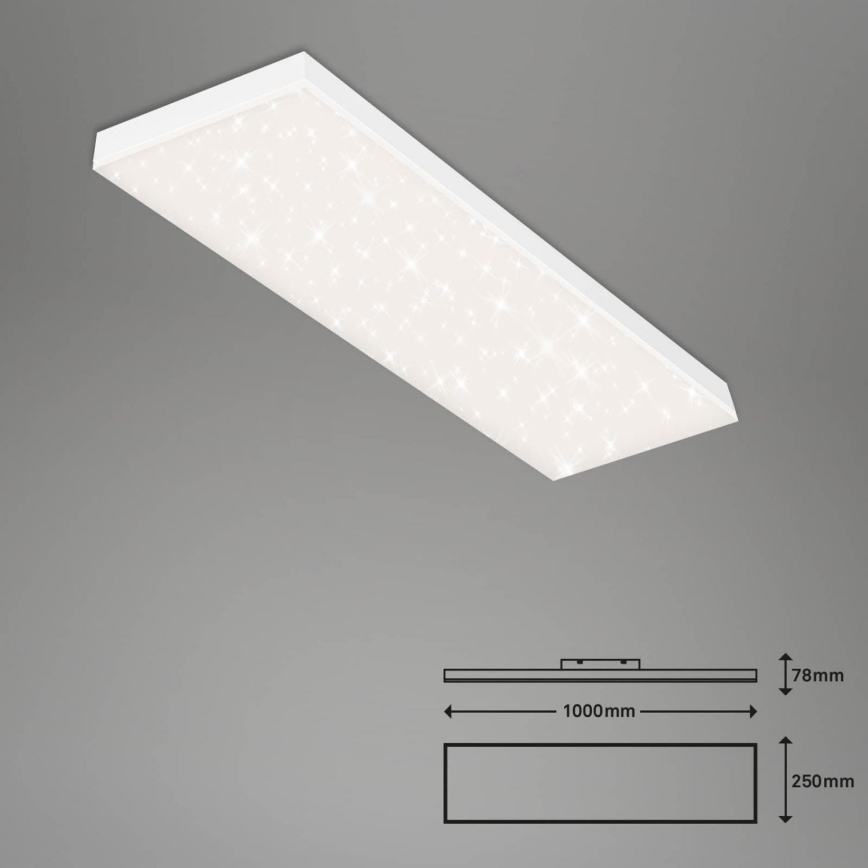 Brilo - LED Dimmbares Aufbaupanel FRAMELESS LED/28W/230V 3000-6500K Wi-Fi Tuya + Fernbedienung