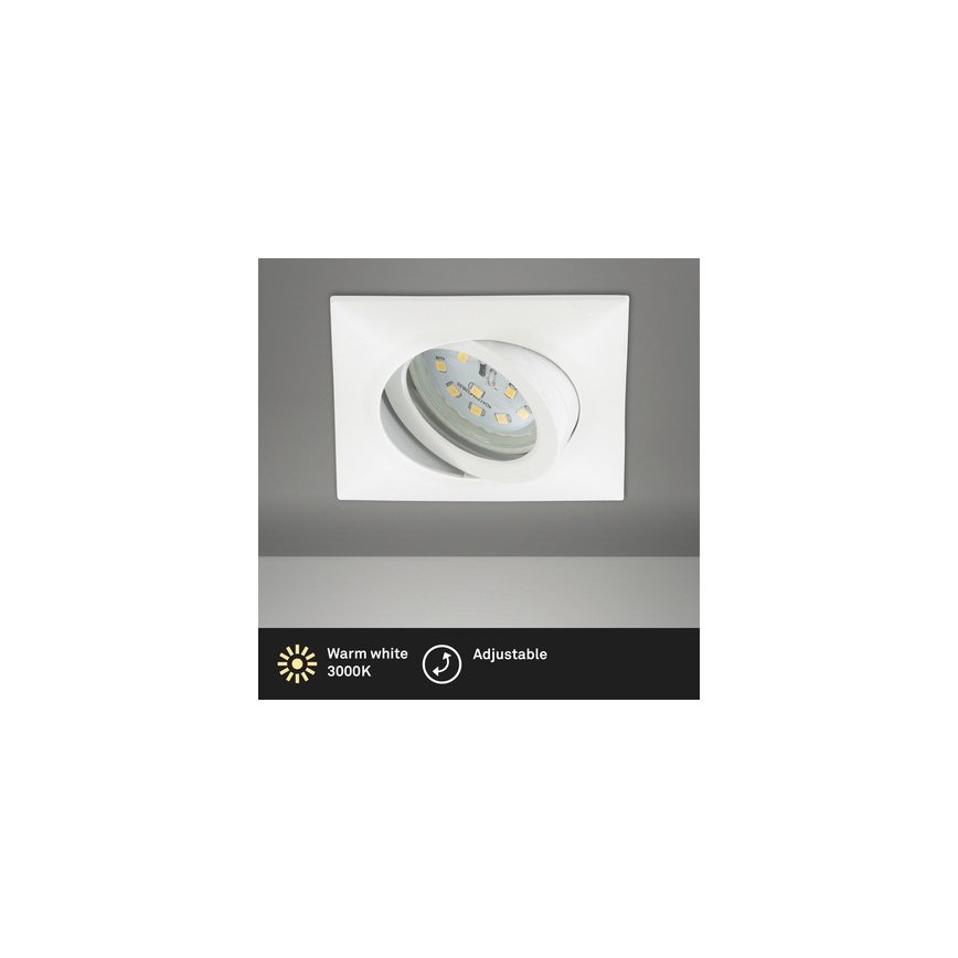 Brilo - LED-Einbauleuchte für Badezimmer LED/5W/230V IP23 weiß