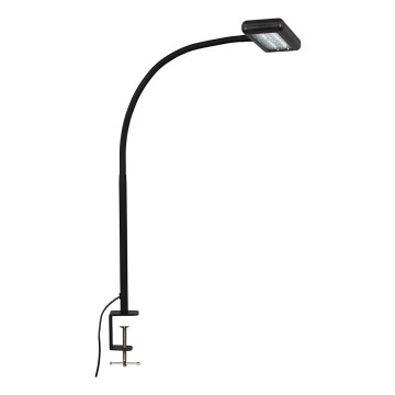 Brilo - LED Flexibel Tischleuchte mit Klemme TRASNA LED/7,5W/230V schwarz