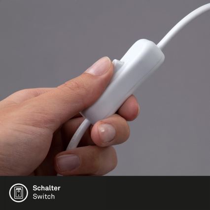 Brilo - LED Flexibel Tischleuchte mit Klemme TRASNA LED/7,5W/230V weiß