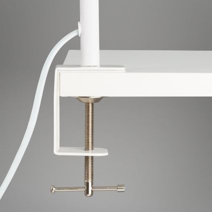 Brilo - LED Flexibel Tischleuchte mit Klemme TRASNA LED/7,5W/230V weiß