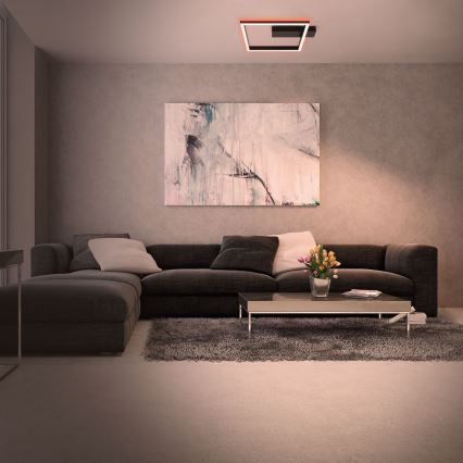 Brilo - LED RGBW dimmbare Deckenleuchte FRAME LED/18W/230V 2700-6500K + Fernbedienung