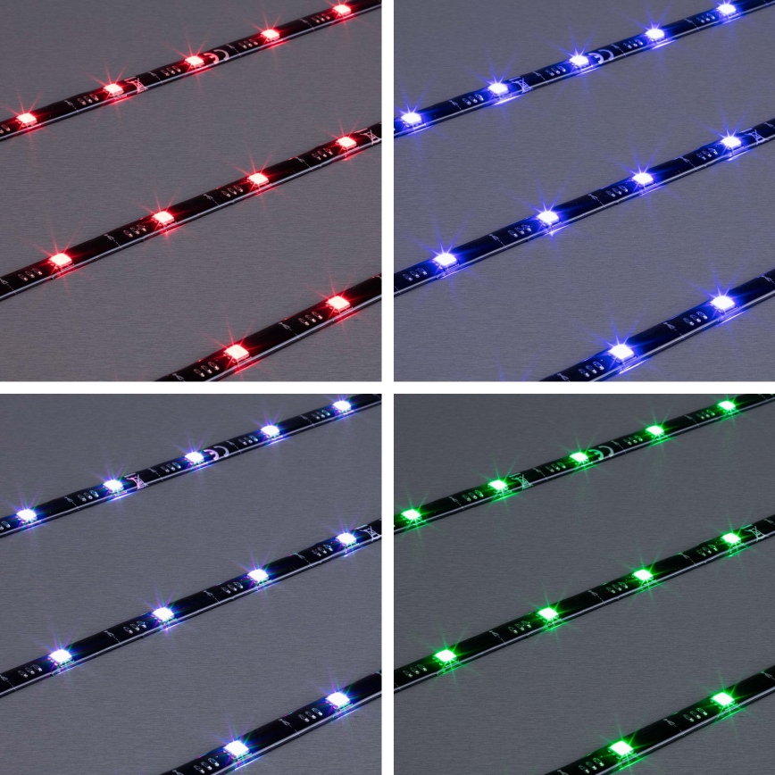 Brilo - LED RGBW dimmbarer Streifen für TV 3m LED/2,5W/USB + Fernbedienung