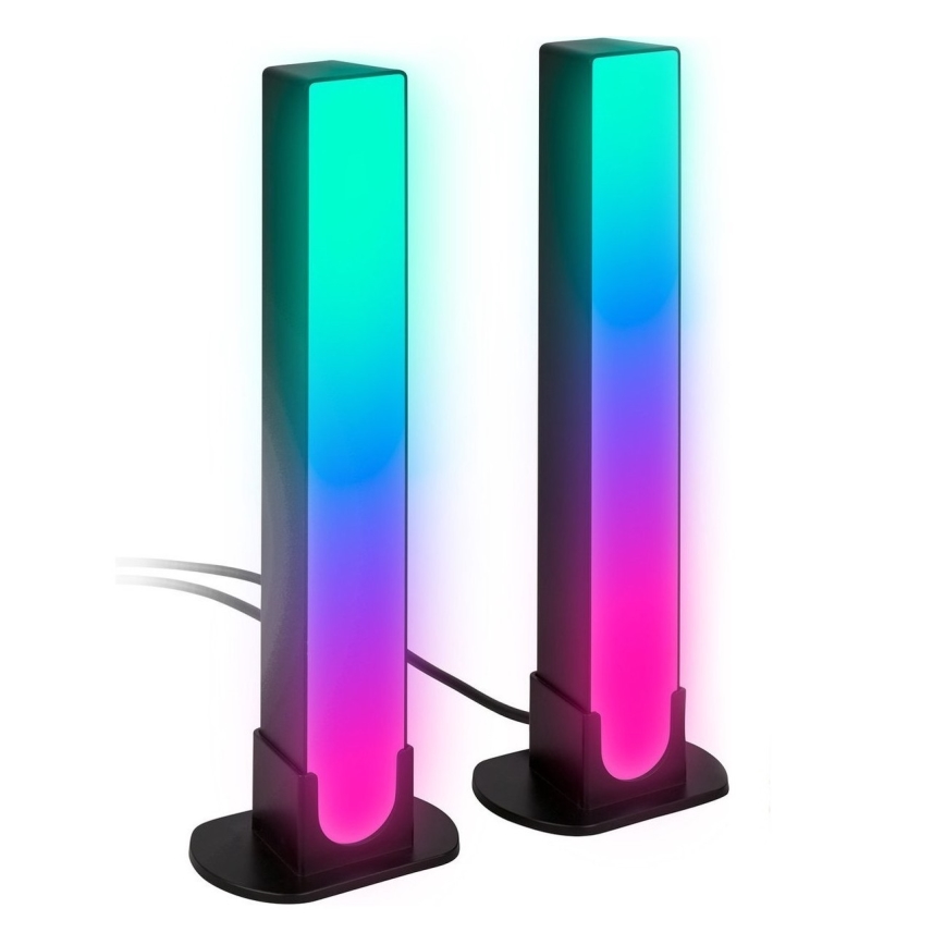 Brilo - SET 2x Dimmbare LED-RGBIC-Tischleuchte LED/12W/230V 3000-6500K Wi-Fi Tuya