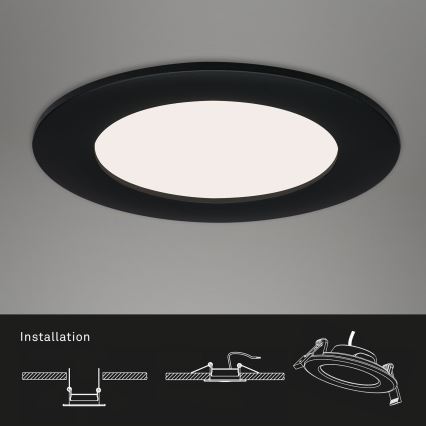 Brilo - SET 3x LED-Deckenleuchte für das Badezimmer FLAT LED/7W/230V IP44