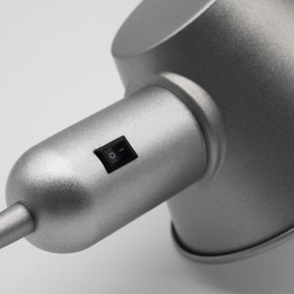 Brilo - Tischlampe 1xE27/10W/230V mattchrom