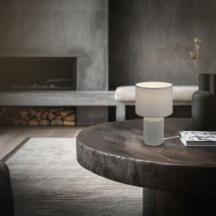 Brilo - Tischlampe INO 1xE14/10W/230V grau