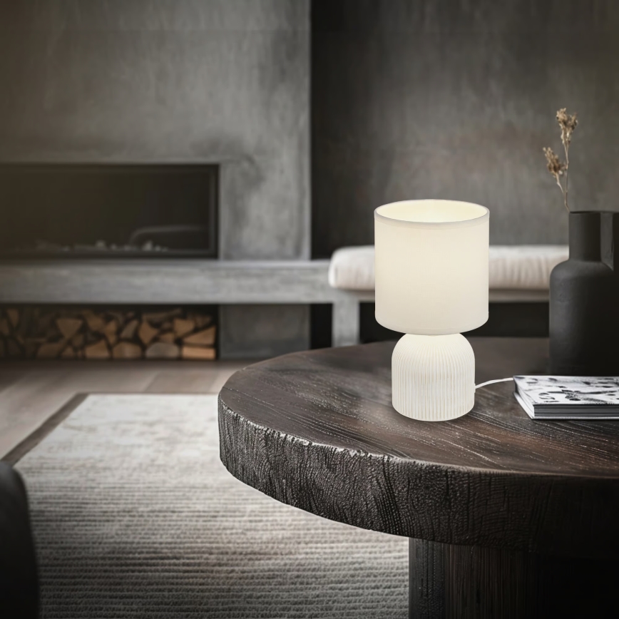 Brilo - Tischlampe INO 1xE14/10W/230V weiß