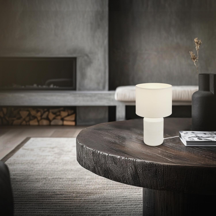 Brilo - Tischlampe INO 1xE14/10W/230V weiß