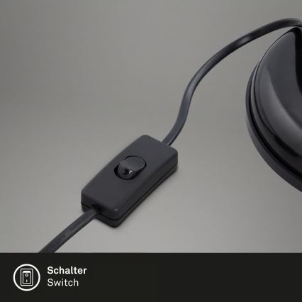 Brilo - Tischlampe PIXA 1xE14/25W/230V schwarz