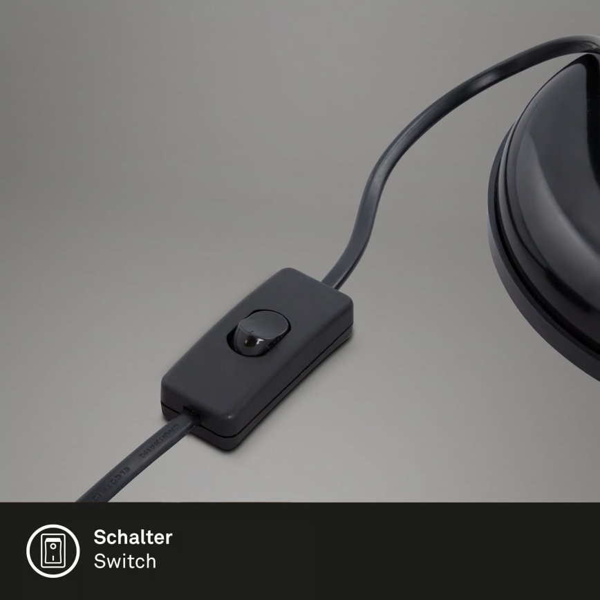 Brilo - Tischlampe PIXA 1xE14/25W/230V schwarz