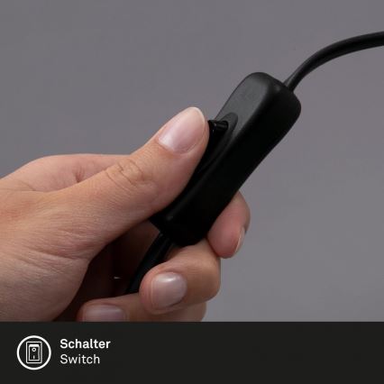 Brilo - Tischleuchte WAKTU 1xE27/25W/230V Gummibaum
