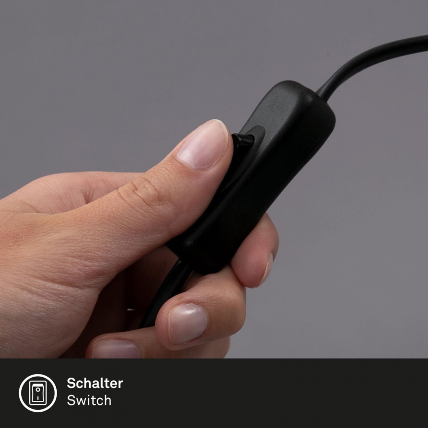 Brilo - Tischleuchte WAKTU 1xE27/25W/230V Gummibaum