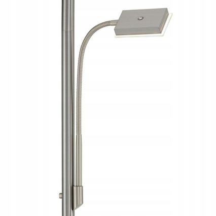 Briloner 1328-022 - dimmbare LED-Stehleuchte LED/21W/230V + LED/3,5W mattchrom