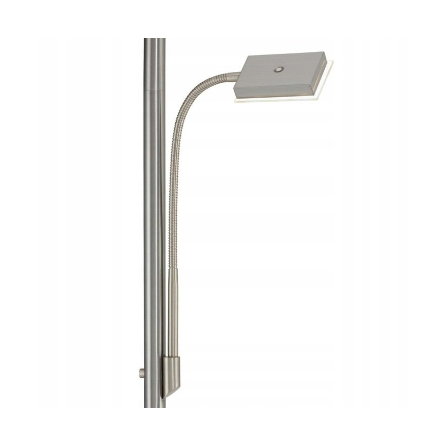Briloner 1328-022 - dimmbare LED-Stehleuchte LED/21W/230V + LED/3,5W mattchrom