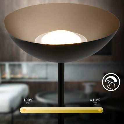 Briloner 1500015 - dimmbare LED-Stehlampe ESTATE LED/8W/5V 4000 mAh schwarz