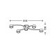 Briloner 2038-054 - LED Decken-Kronleuchter 5xLED/5W/230V