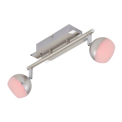 Briloner 2040-022 - LED RGB dimmbare Einbauleuchte 2xLED/3,3W/230V + Fernbedienung
