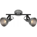 Briloner 2049-024 - Strahler RETRO 2xE14/40W/230V grau