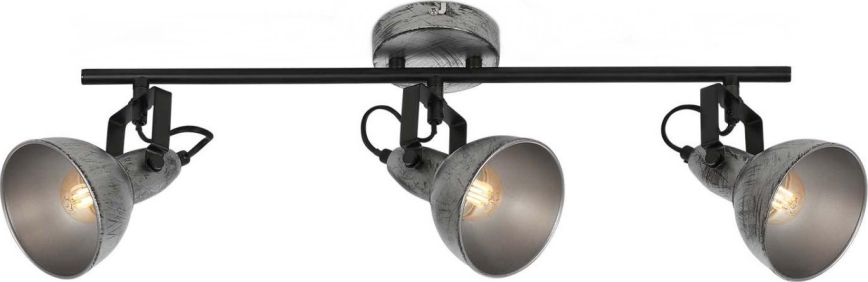 Briloner 2049-034 - Strahler RETRO 3xE14/40W/230V grau