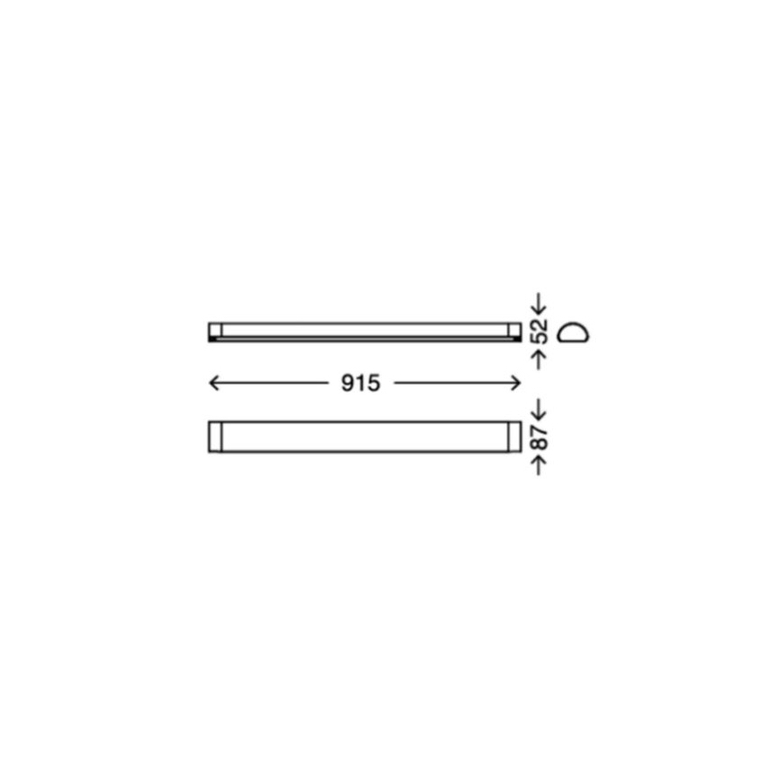 Briloner 2070-218 - LED-Badezimmer-Spiegelleuchte BATH LED/15W/230V IP44