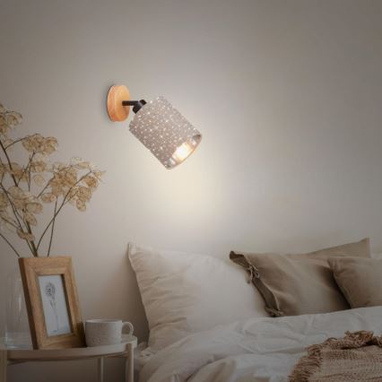 Briloner 2078-011 - Wandstrahler SPOTLIGHT 1xE27/25W/230V beige