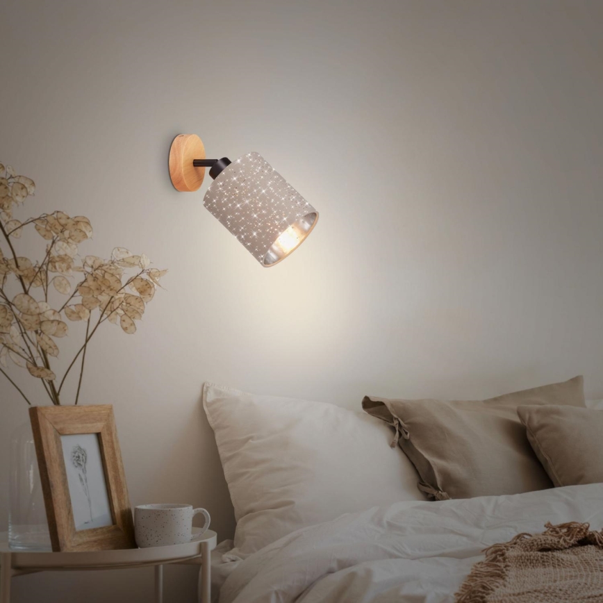 Briloner 2078-011 - Wandstrahler SPOTLIGHT 1xE27/25W/230V beige